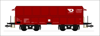 BuBi Model TT40151 - TT - Selbstentladewagen, OKD, Ep. IV-V